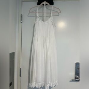 Wilfred Midi Dress XS White with belt